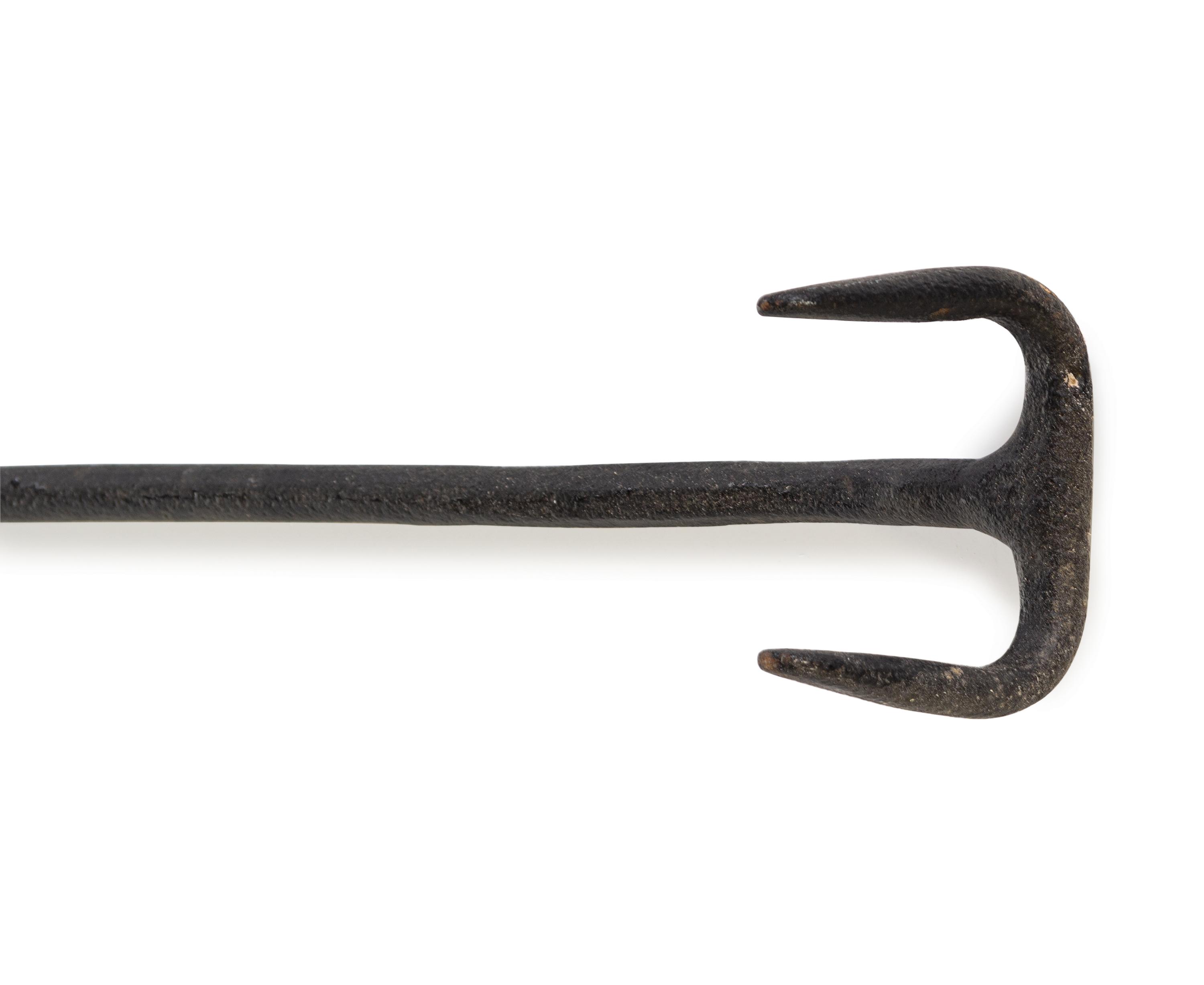 A Wrought Iron Railroad Rail Puller