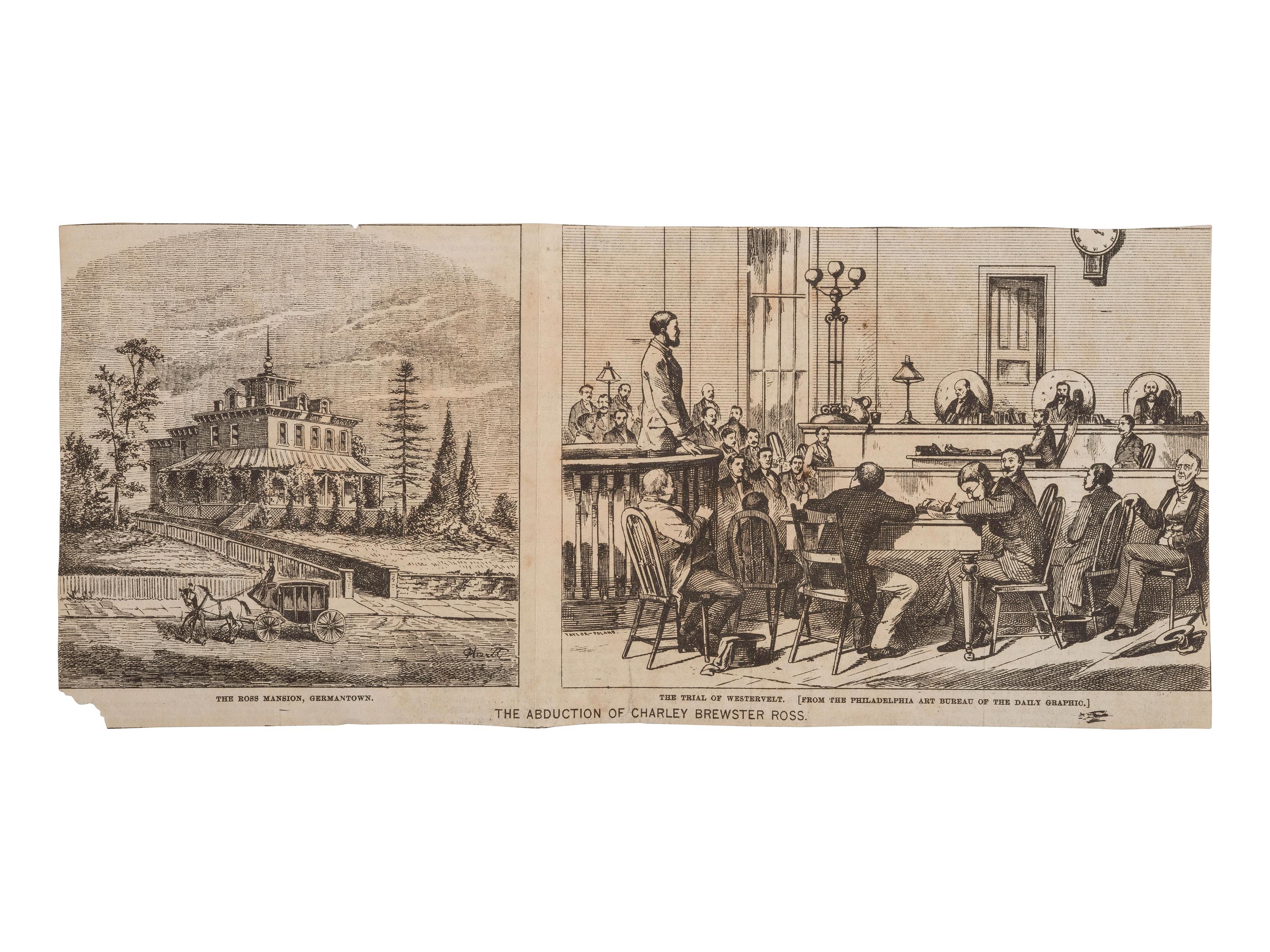 [PINKERTON'S]. $20,000 Reward for the recovery of Charlie Brewster Ross. Philadelphia, 1874.