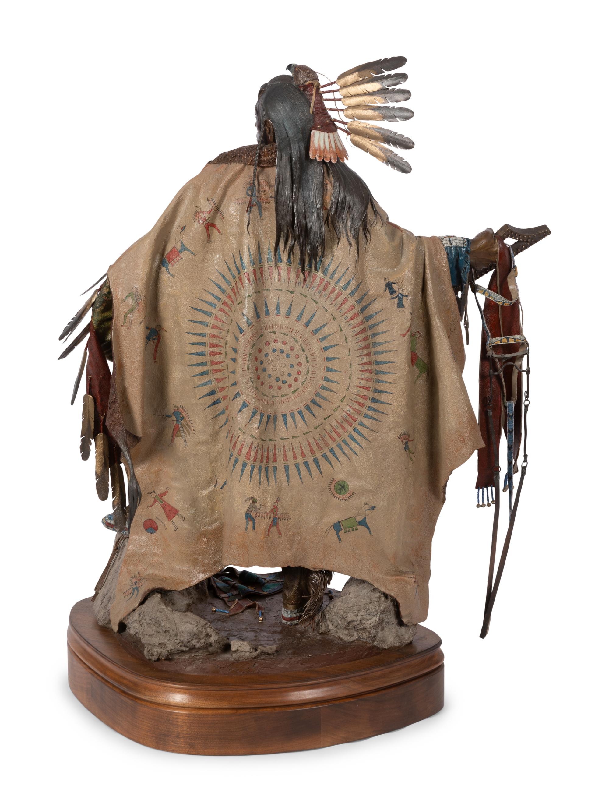 Dave McGary (American, 1958-2013) Bounty of Gray Hawk , Artist's Casting, 1997