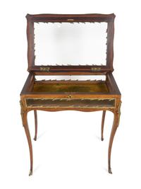 A Louis XV Style Vitrine Table — EARLY 20TH CENTURY