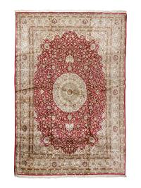 A Kashmir Silk Rug