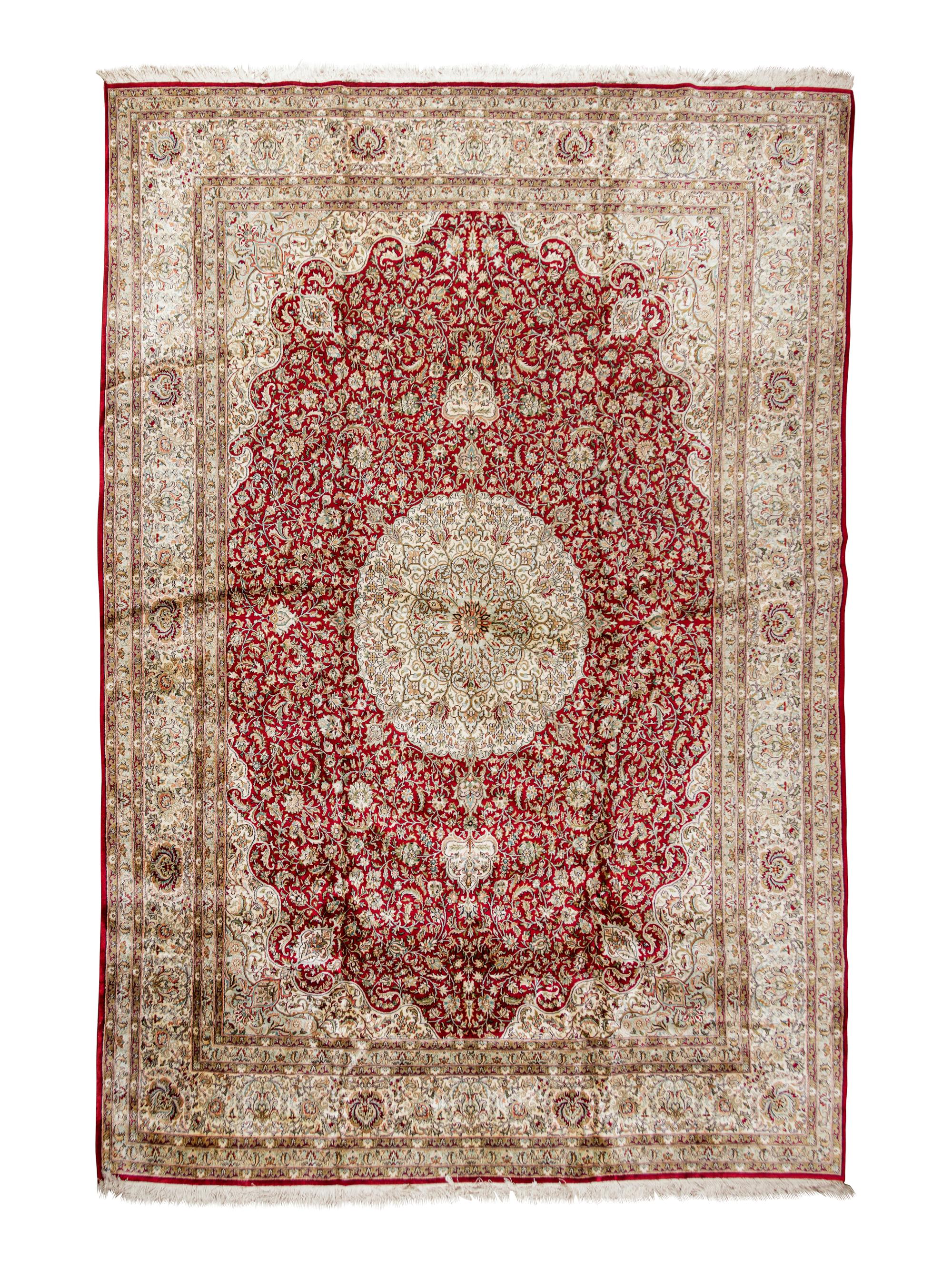 A Kashmir Silk Rug