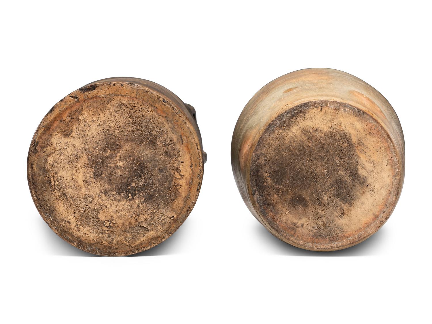 Two Rare Stoneware Crocks