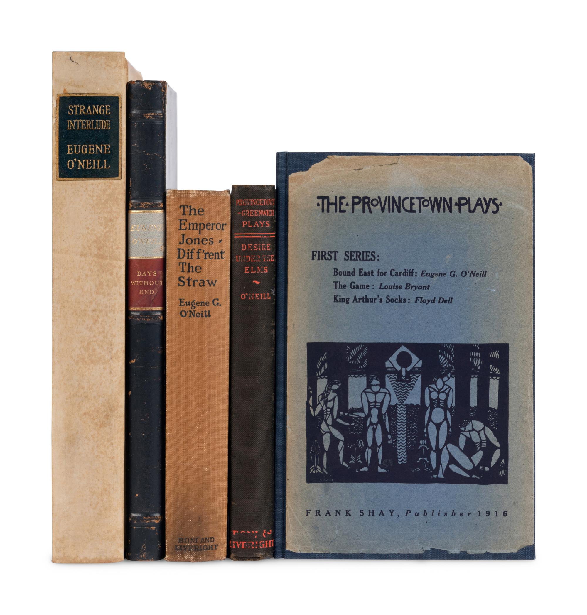 O'NEILL, Eugene (1888-1953). A group of 5 works, SEVERAL SIGNED, comprising: