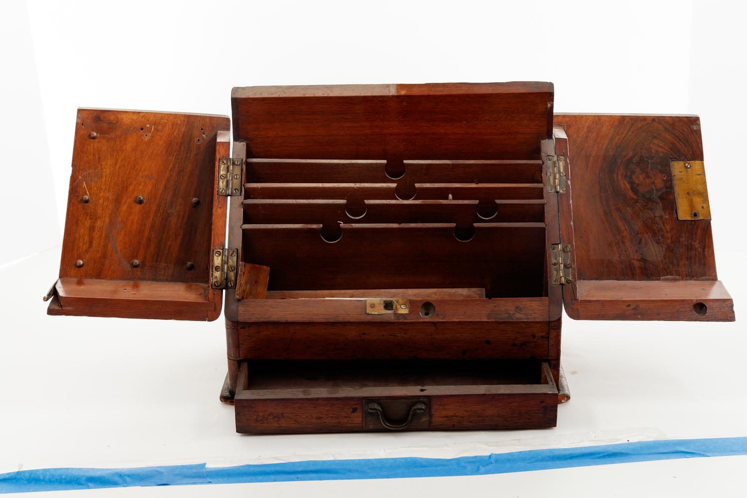 A Victorian Mahogany Letter Box