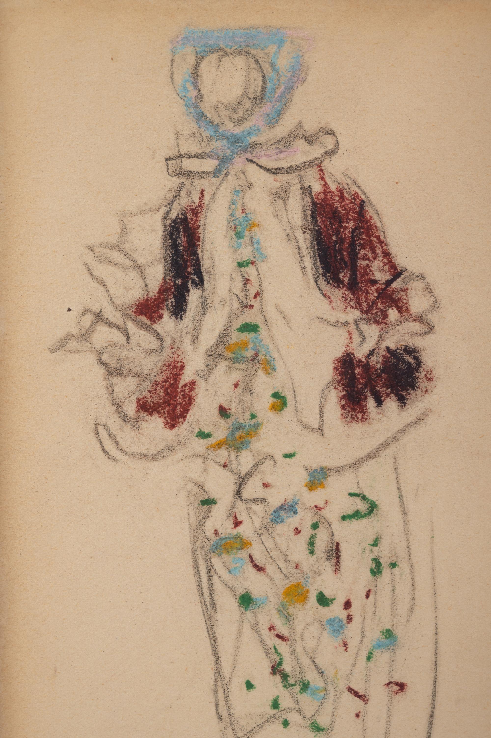 Lucinde (costume studies for Jean de la Fontaine’s La Coupe Enchantée )