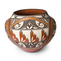 Sofia Medina (Zia, 1932-2010) — Four-Color Pottery Olla