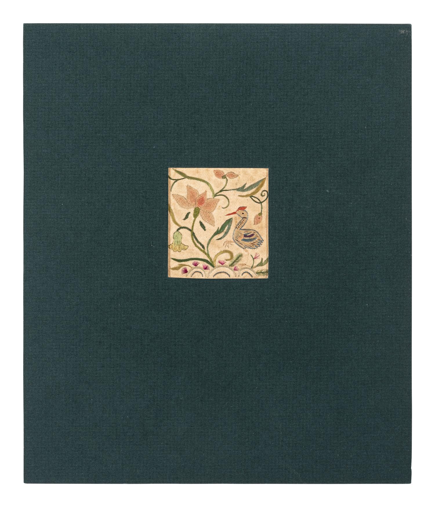 Three Chinese Embroidered Silk Panels