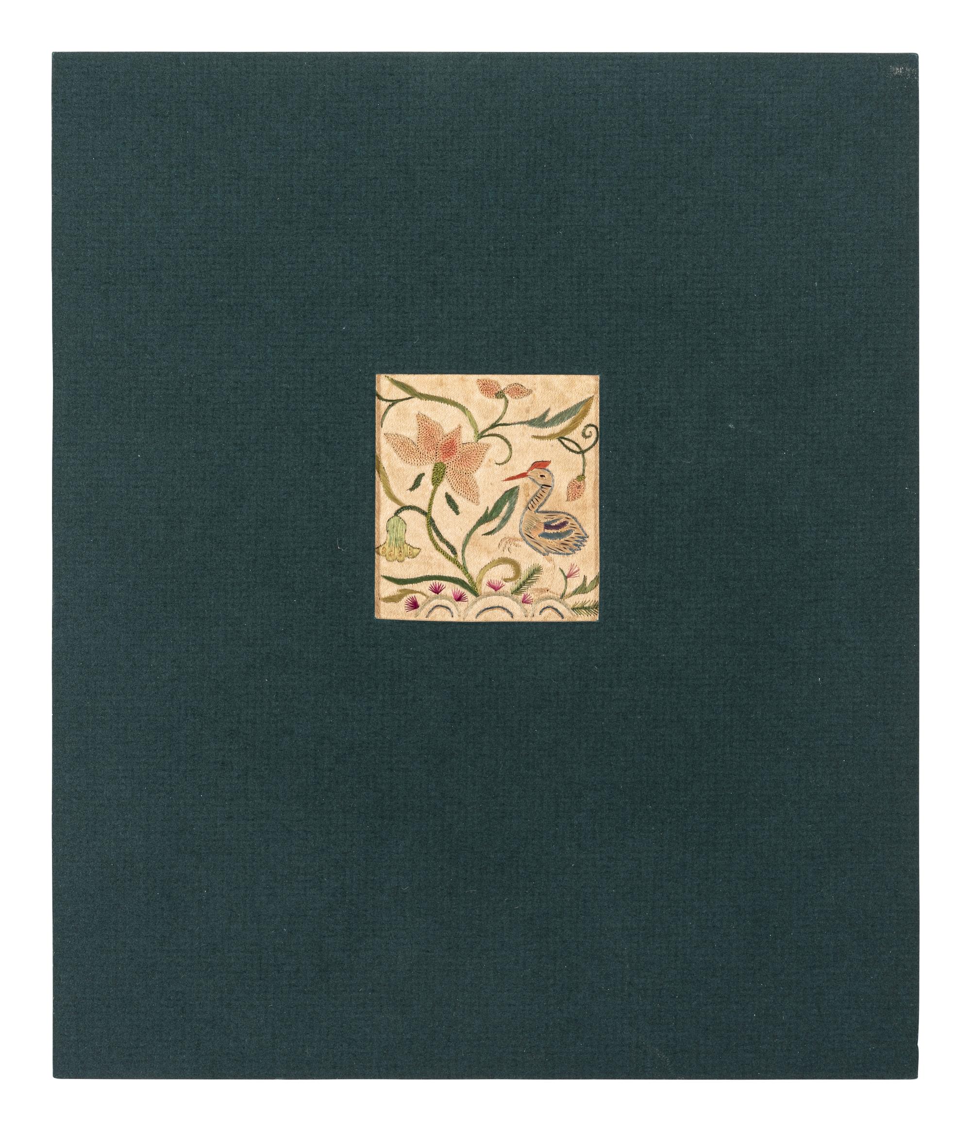 Three Chinese Embroidered Silk Panels