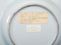 Four Chinese Export Porcelain Armorial Plates