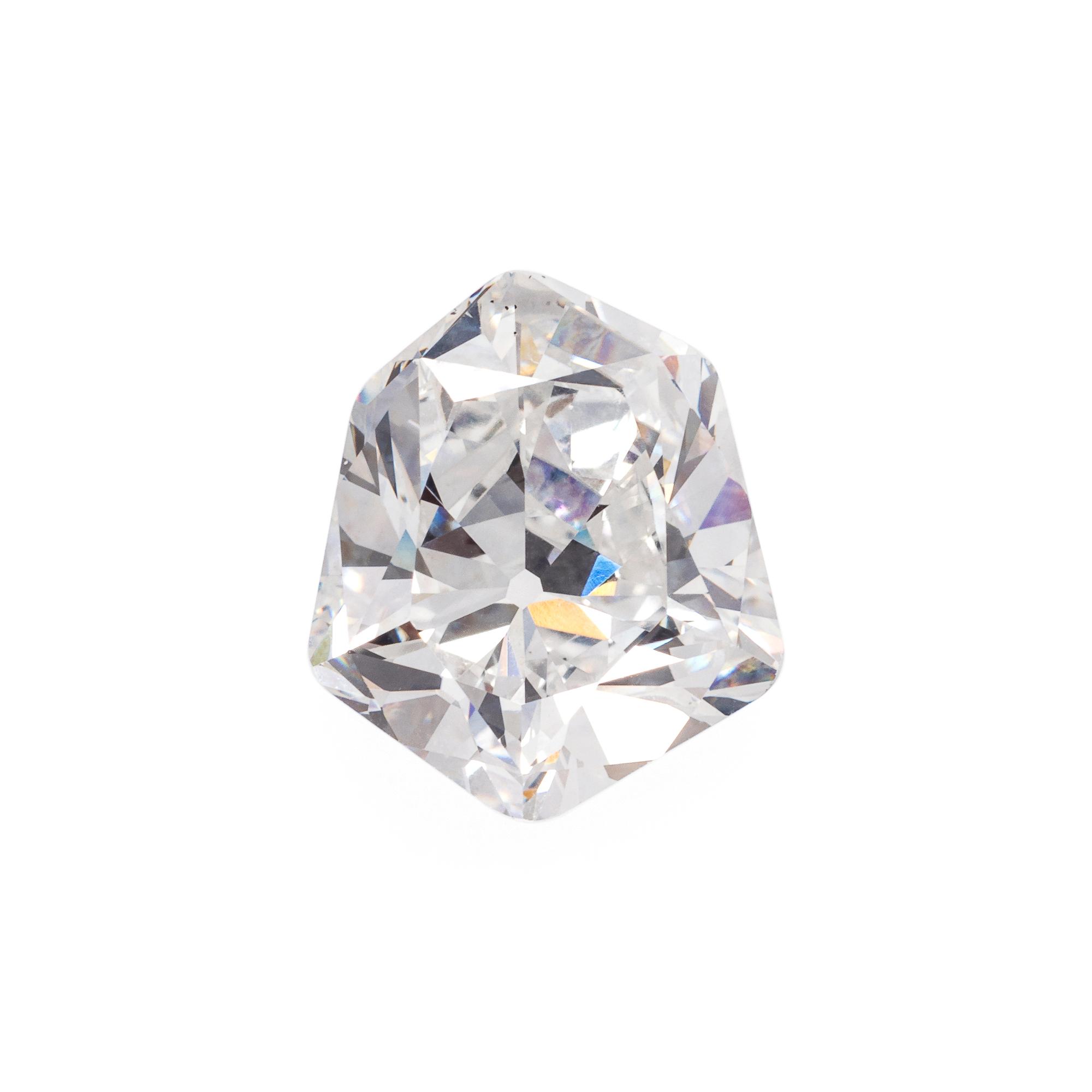 4.01 CARAT MODIFIED SHIELD BRILLIANT CUT DIAMOND
