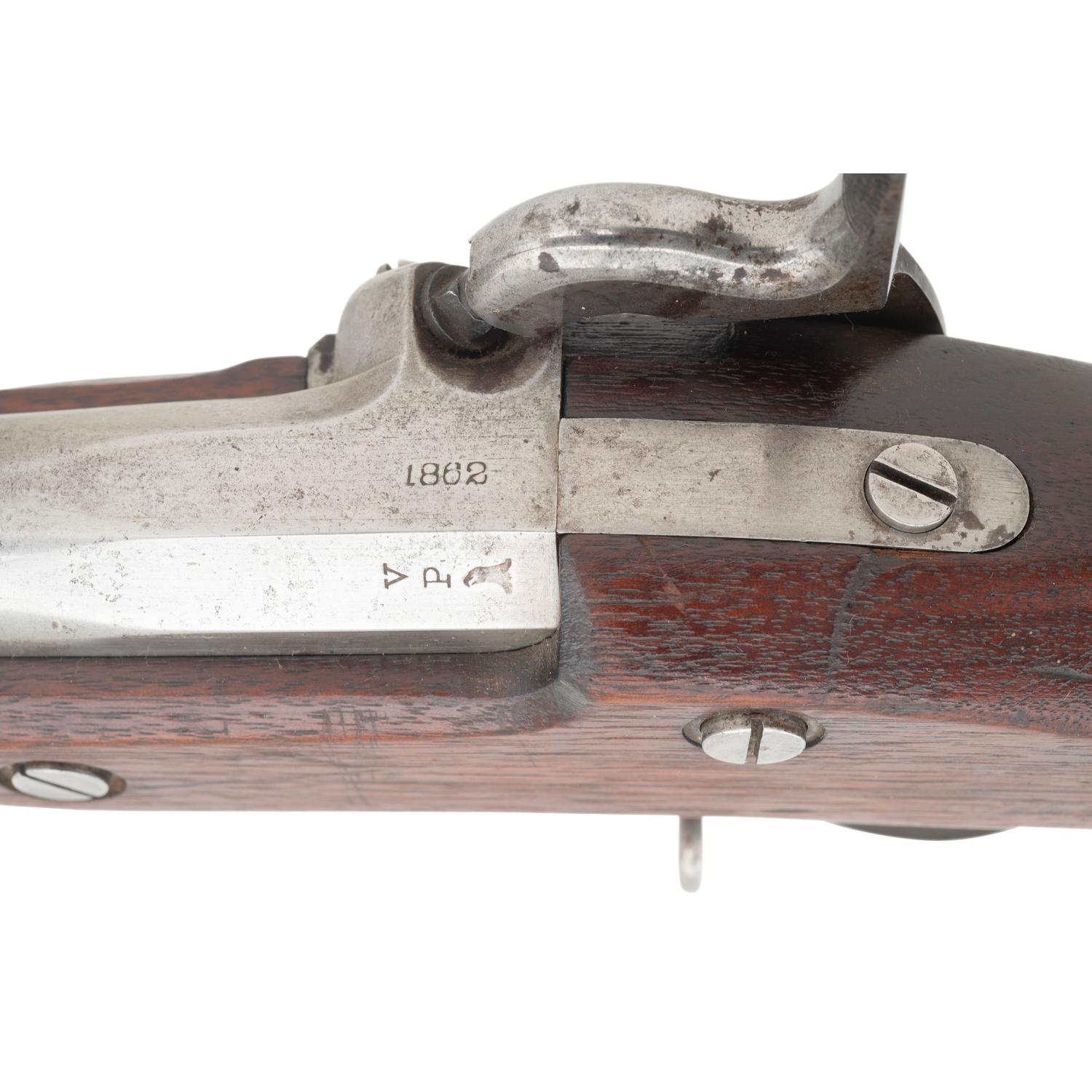 Fine US Model 1861 Rifle Musket by Springfield Dated 1862