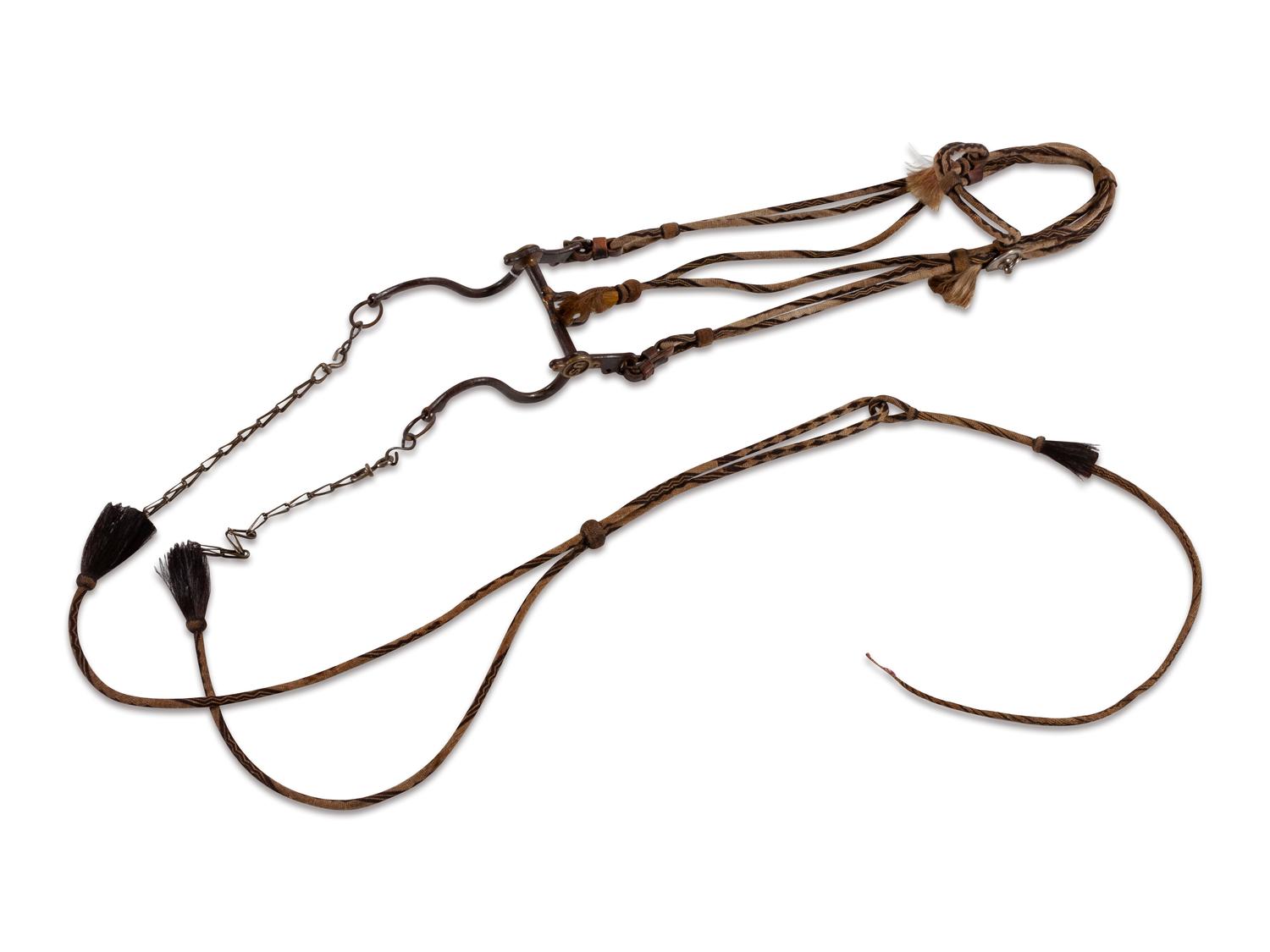 Prison Made Hitched Horsehair Bridle