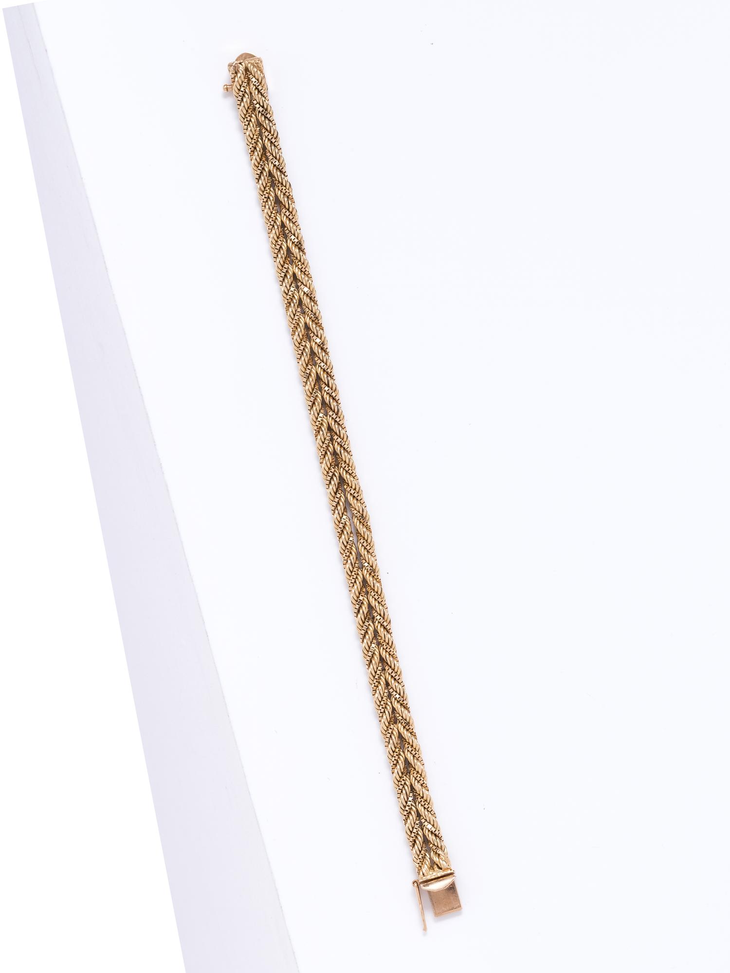YELLOW GOLD BRACELET