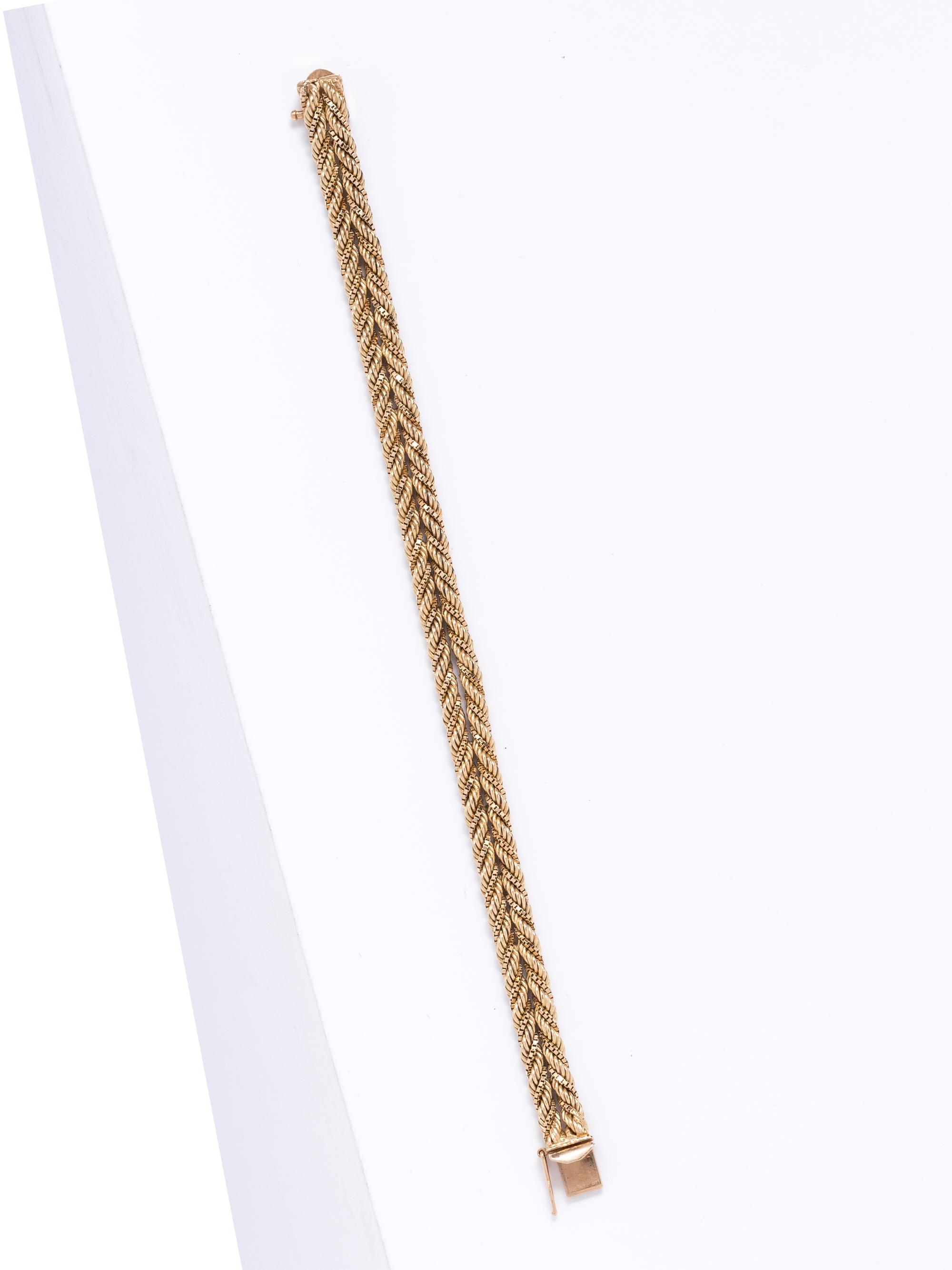 YELLOW GOLD BRACELET
