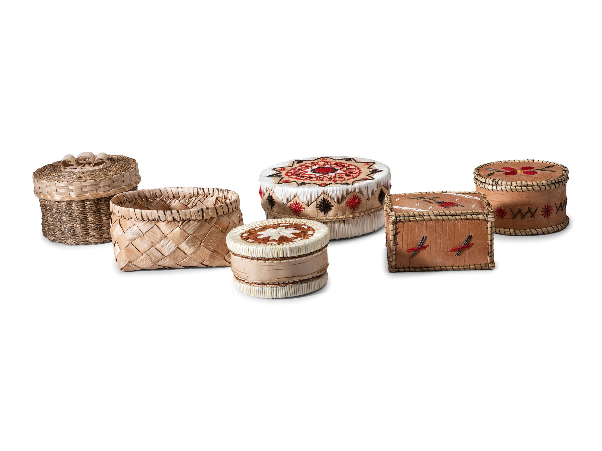 Northeastern Birchbark Boxes