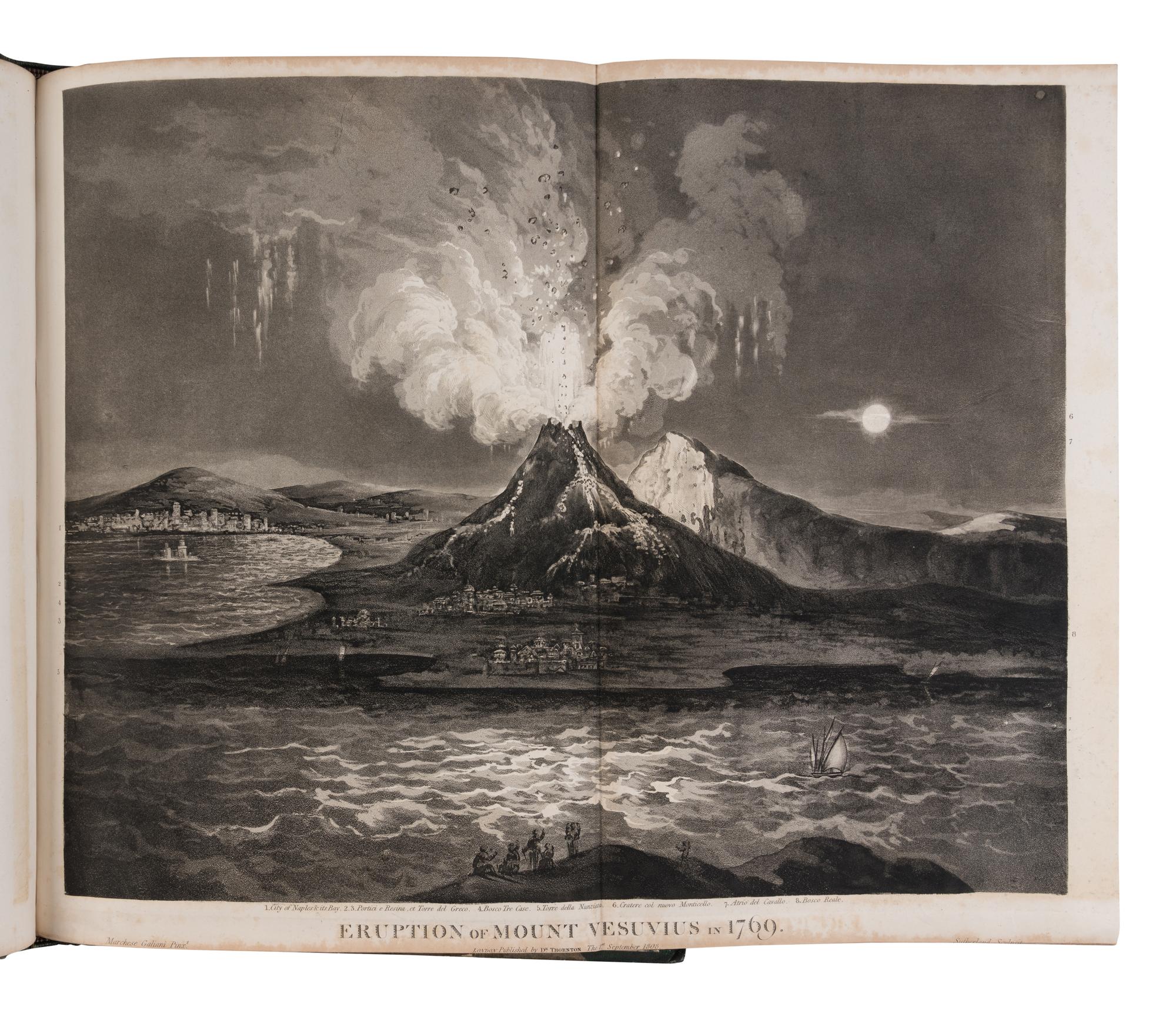 [NATURAL HISTORY]. THORNTON, Robert John (1768-1837). The Philosophy of Botany . London: T. Bensley for the publishers, White, Johnson and Co. ...and the author, [1799]-1810.