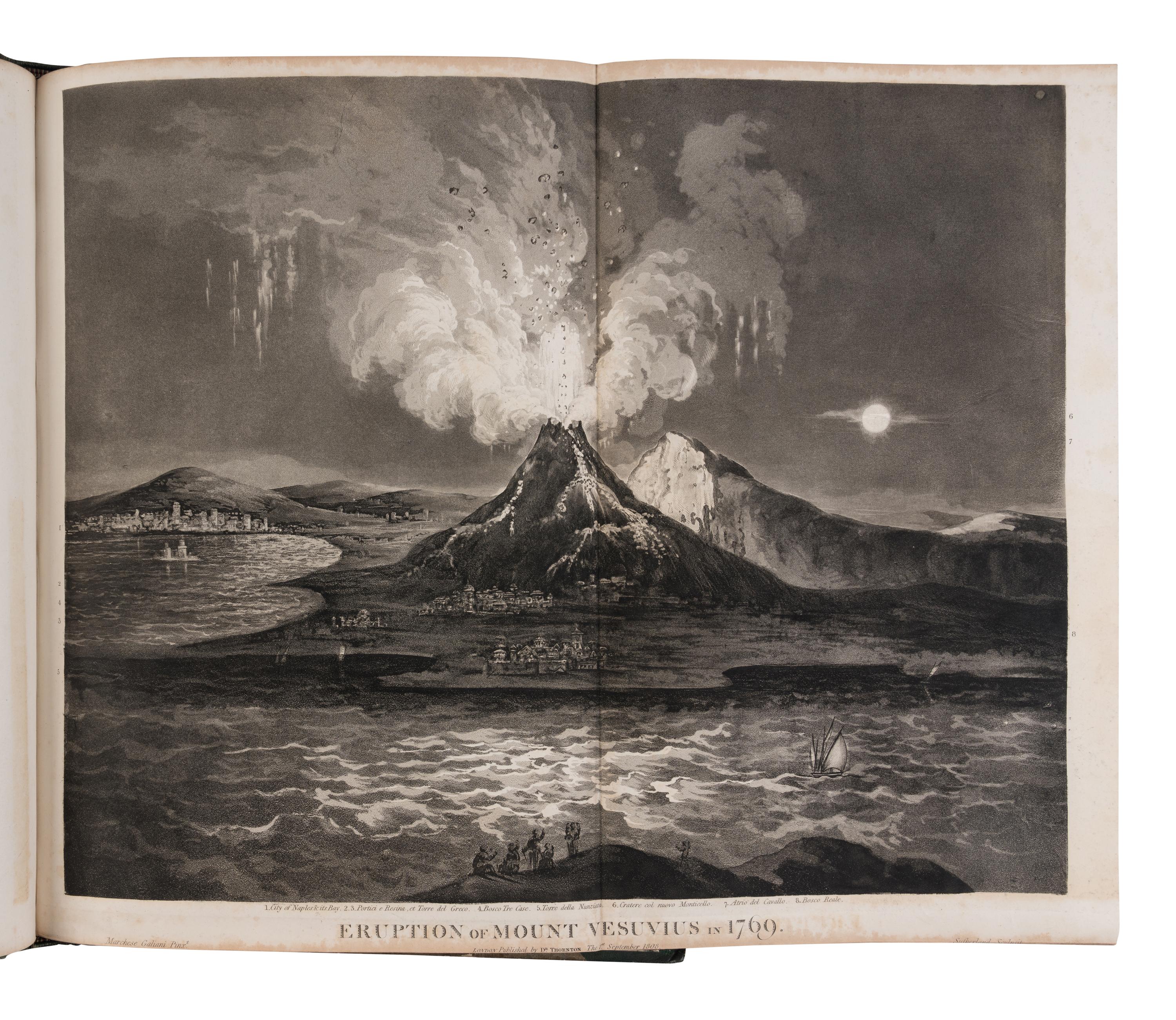 [NATURAL HISTORY]. THORNTON, Robert John (1768-1837). The Philosophy of Botany . London: T. Bensley for the publishers, White, Johnson and Co. ...and the author, [1799]-1810.