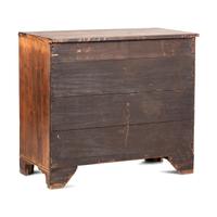 A Federal Line Inlaid Walnut Chest of Drawers