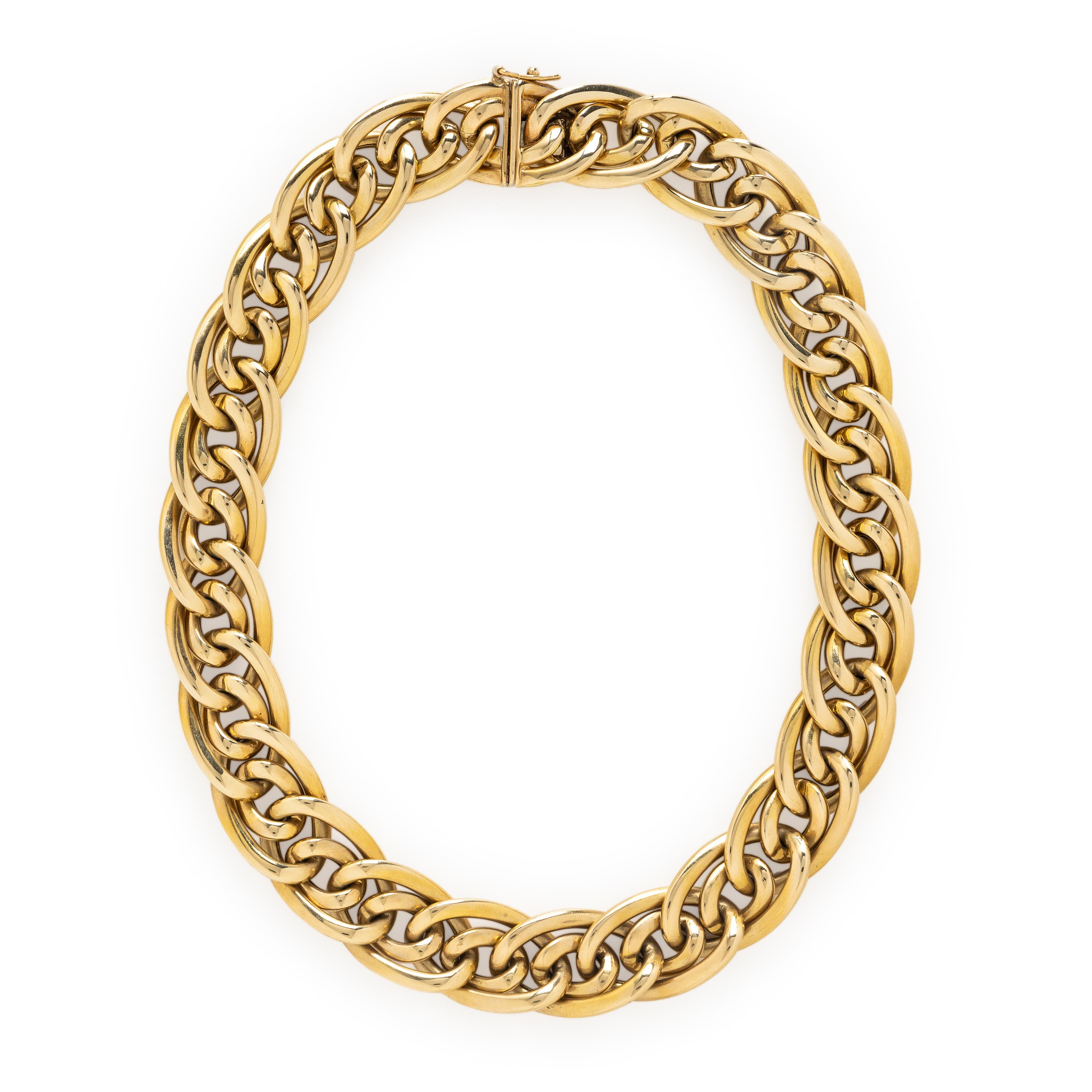 Yellow Gold Chain Necklace