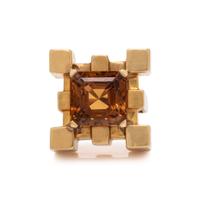 ALDO CIPULLO, CITRINE AND YELLOW GOLD RING