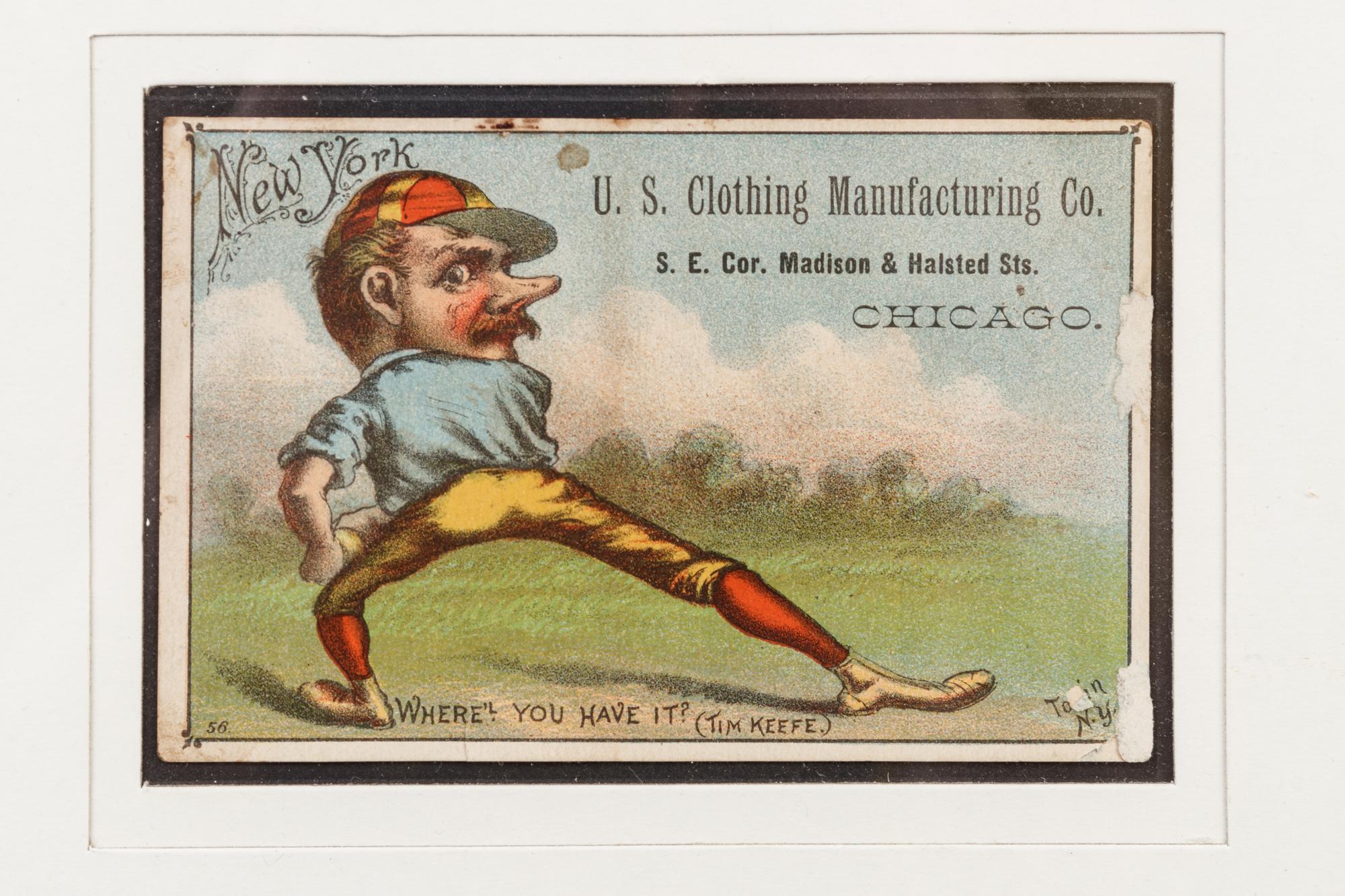 A Group of Four 1887 VTC Advertising Baseball Trade Cards,