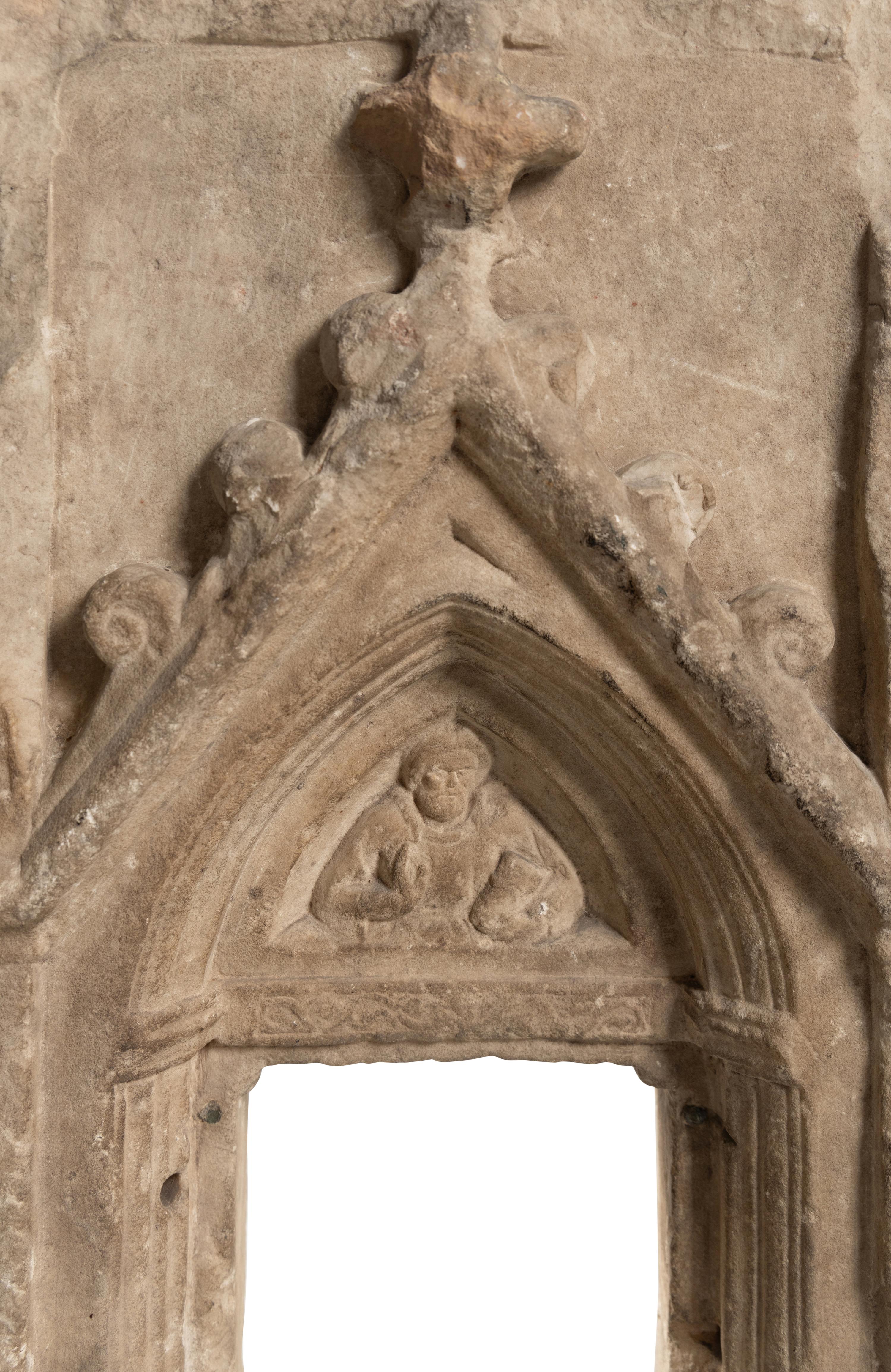 A Continental Marble Tabernacle