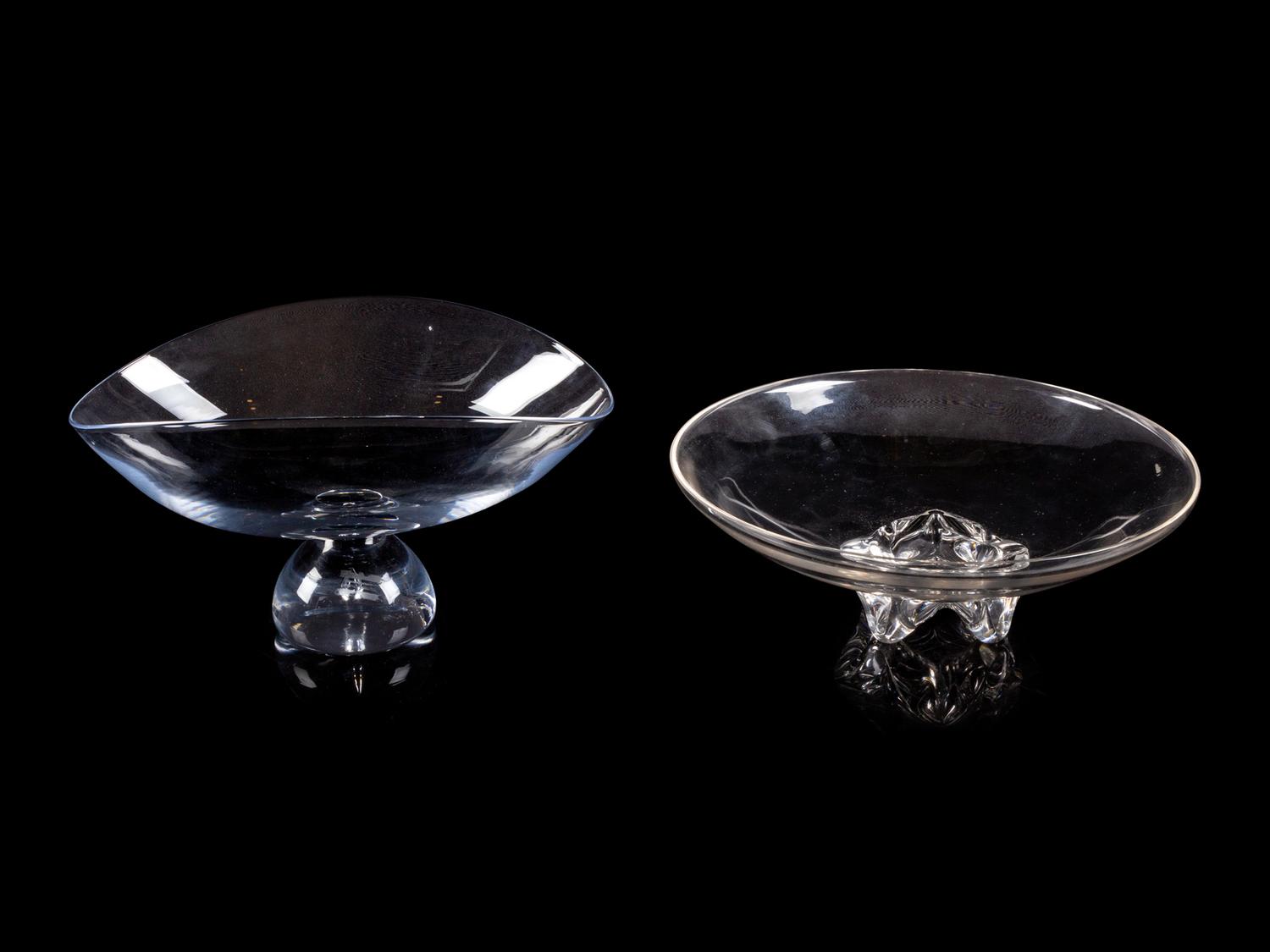 A Collection of Steuben and Other Glass Articles