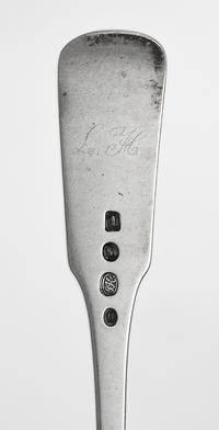 Five Danish Silver Flatware Articles