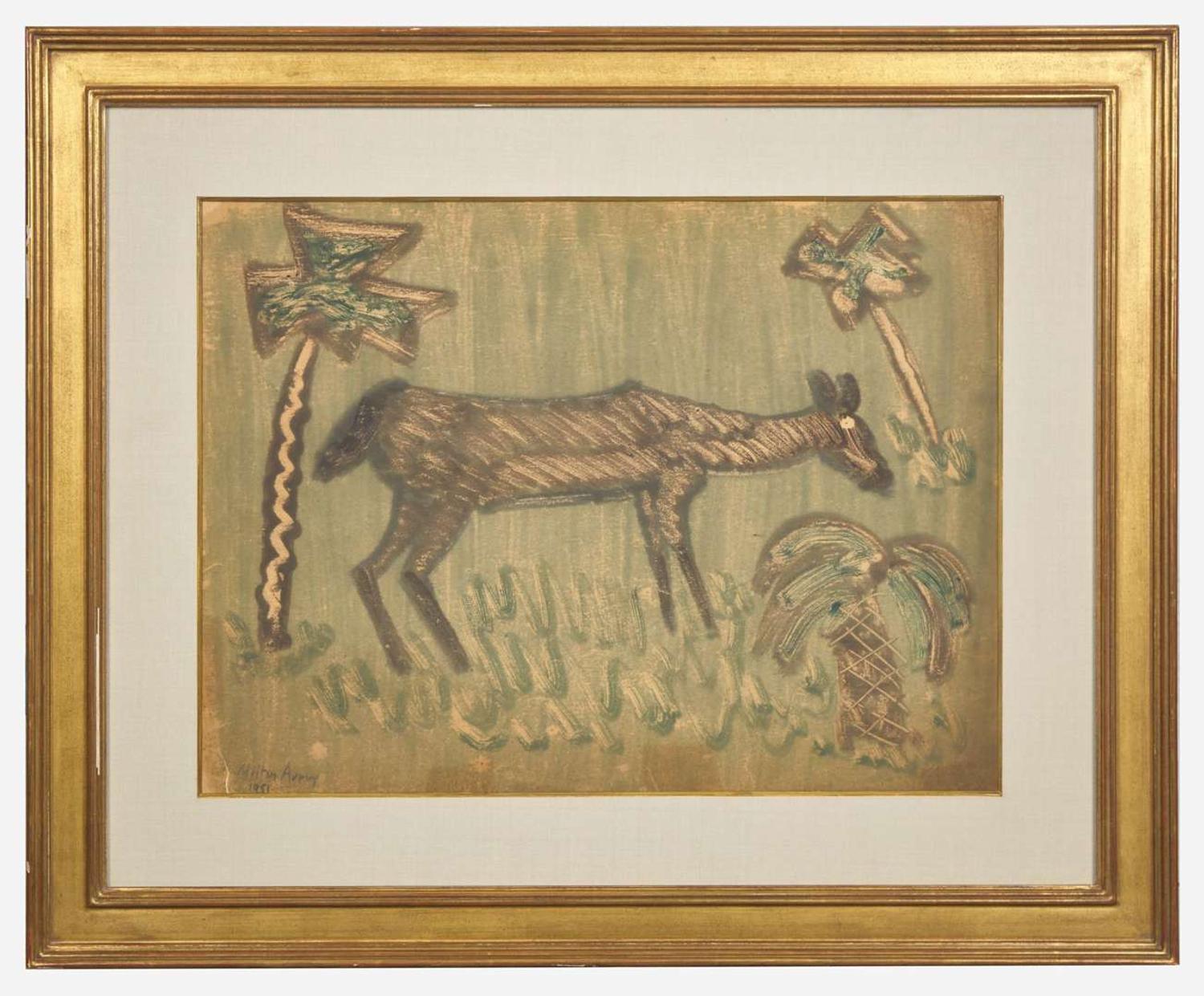 Milton Avery (American, 1885–1965) - Young Deer at Night