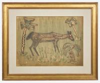 Milton Avery (American, 1885–1965) - Young Deer at Night