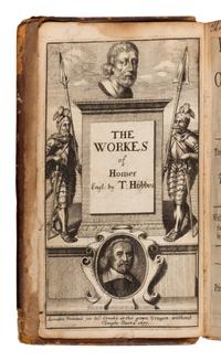 Hobbes, Thomas (1588-1679), translator. The Iliads and Odysses of Homer . London: for William Crook, [1684].