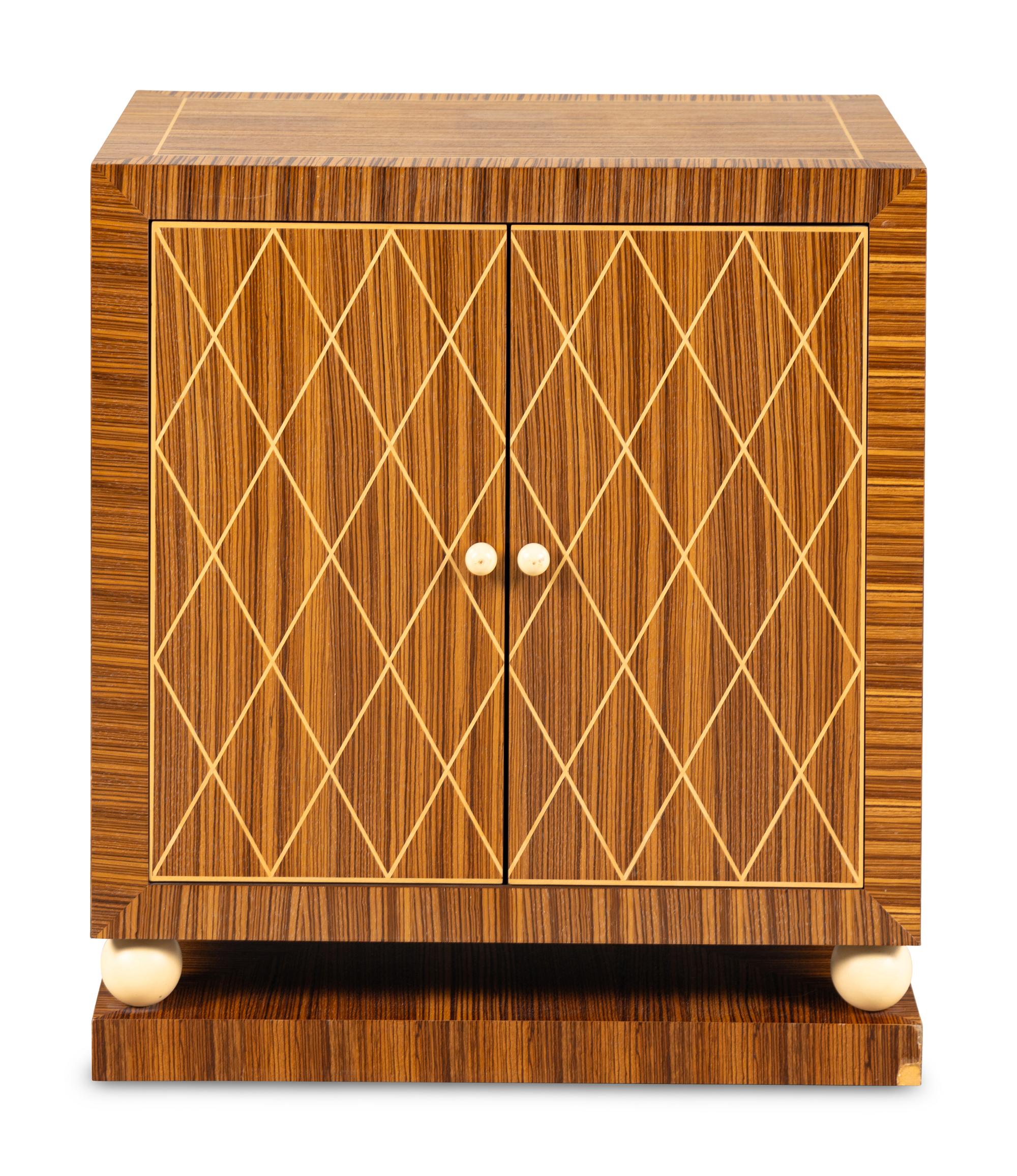 A Contemporary Marquetry Cabinet