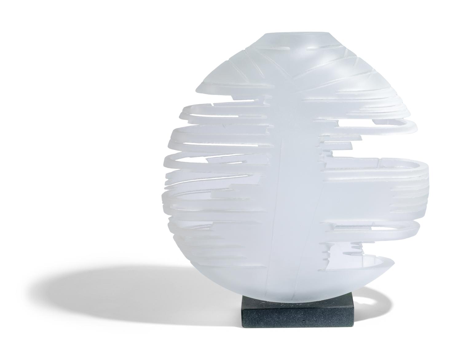 Untitled Carved Glass Sculpture, c. 1988