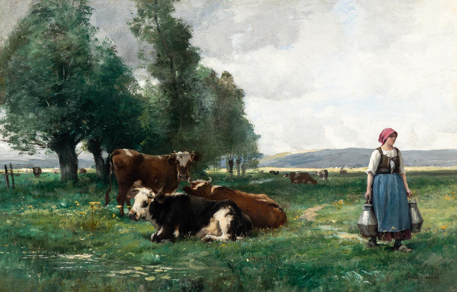 La laitière , c. January 1900