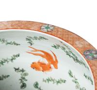 A Chinese Famille Rose Porcelain Fish Pot