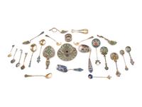 A Collection of Silver and Plique-a-Jour Enamel Articles