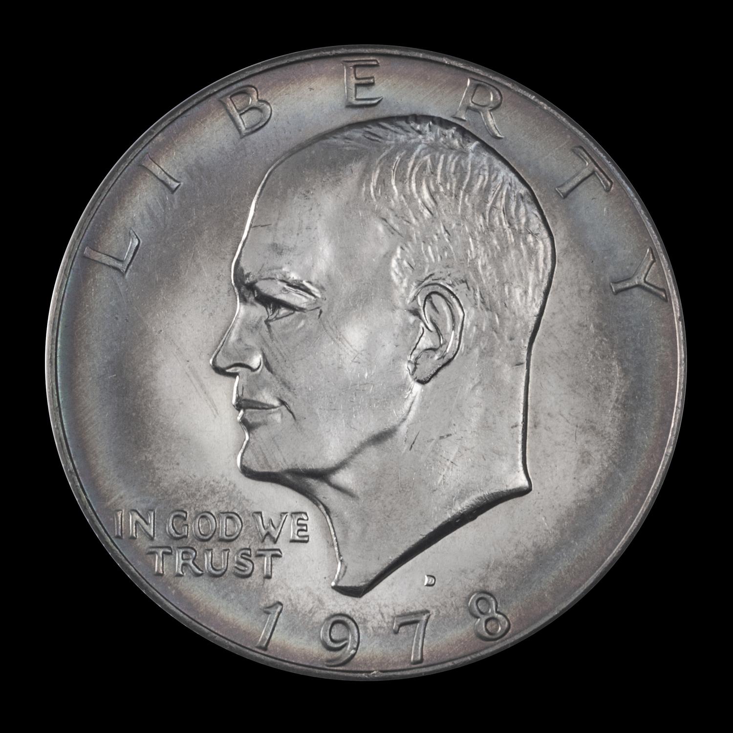 A United States 1978-D Eisenhower $1 Coin — ANACS GRADED MS67