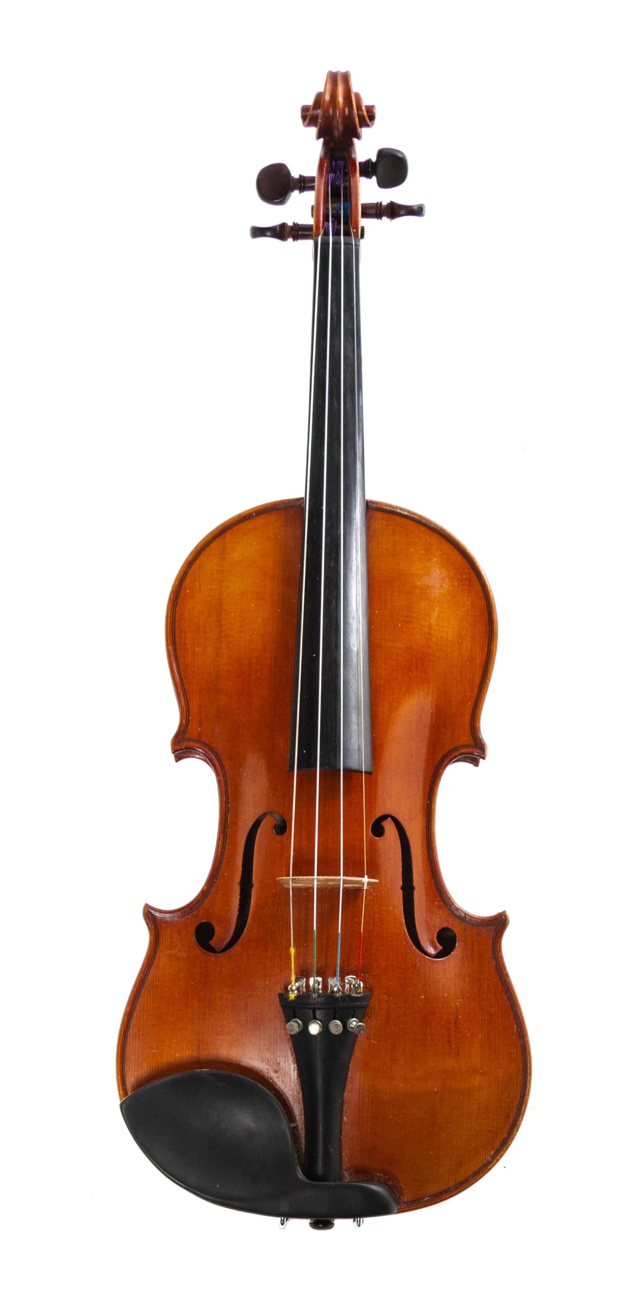 A Full Size Violin, LUCIEN SCHMITT, GRENOBLE, Length of back 35.9 centimeters. — LUCIEN SCHMITT, GRENOBLE,