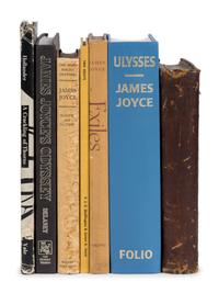 JOYCE, James (1882-1941). A group of 6 works by or about Joyce, including: