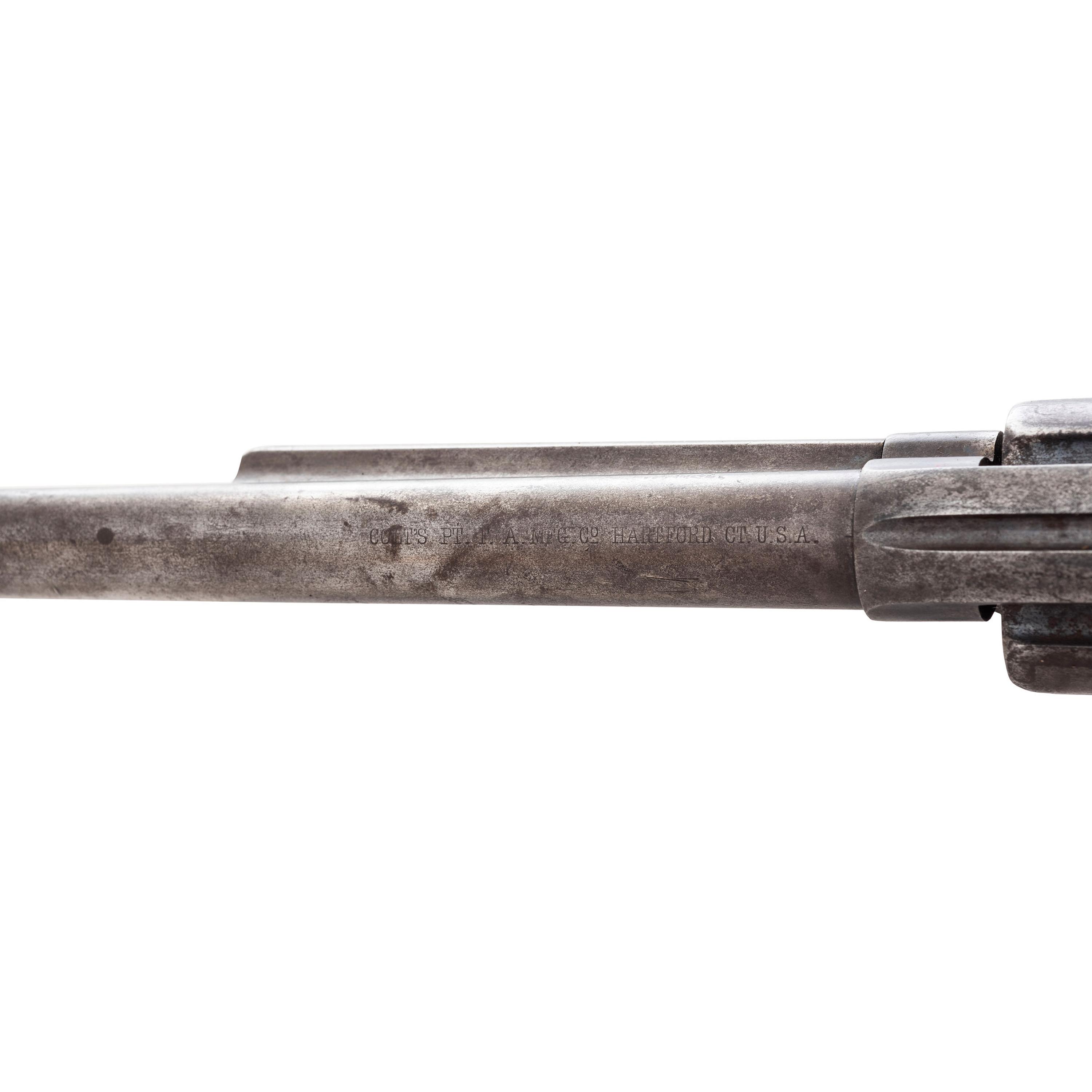 Colt Single Action Army Revolver with Sheffield IXL Bowie Knife and Period Cartridge Belt Rig