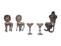 Eleven Silver Miniature Articles