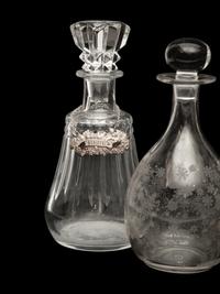 A Group of Seven Decanters by Baccarat and Tiffany & Co. — Early 20th Century