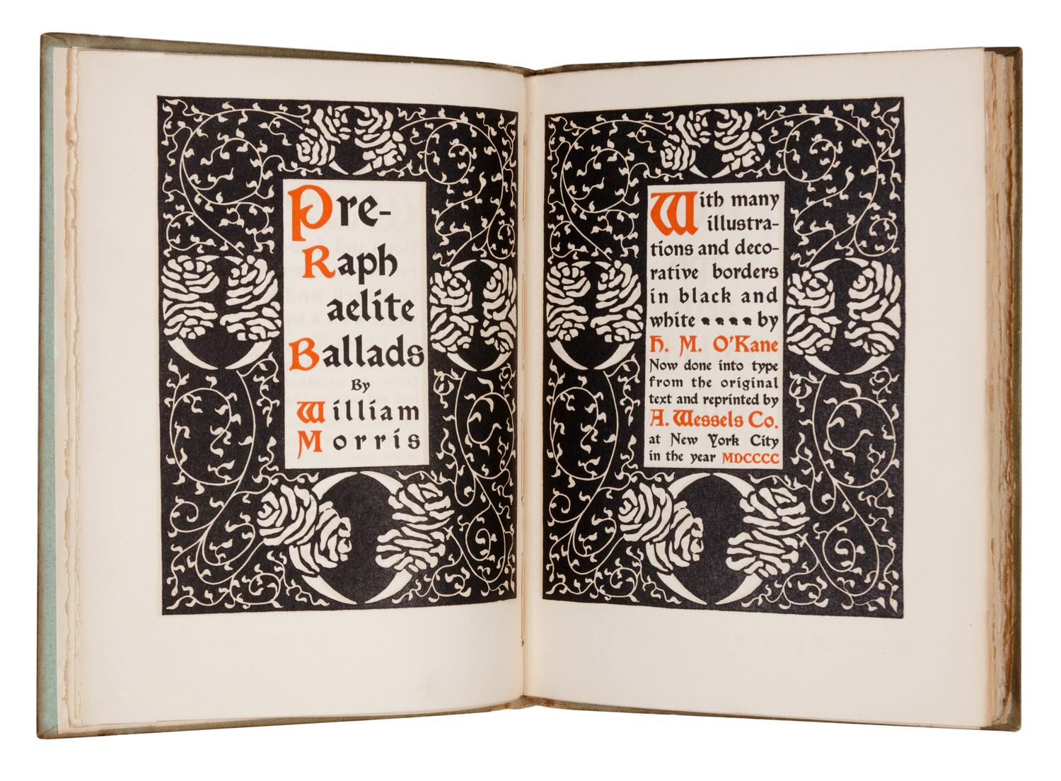 [KELMSCOTT PRESS]. MORRIS, William (1834-1896). 2 later reprints of works by Morris, comprising: