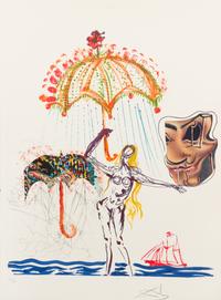 Salvador Dali, (Spanish, 1904-1989), Imaginations and Objects of the Future (suite of 10 with box and text), 1975