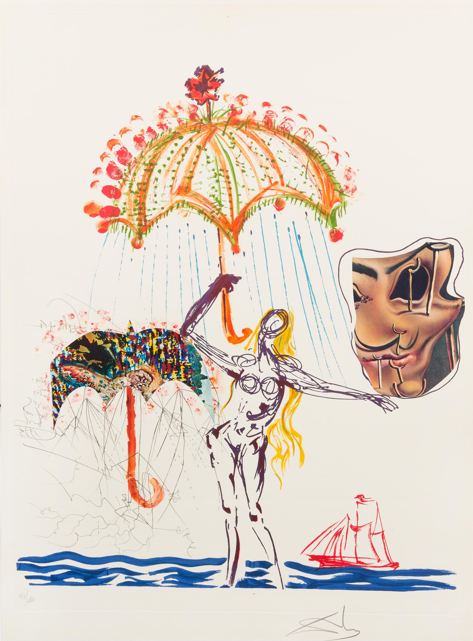 Salvador Dali, (Spanish, 1904-1989), Imaginations and Objects of the Future (suite of 10 with box and text), 1975