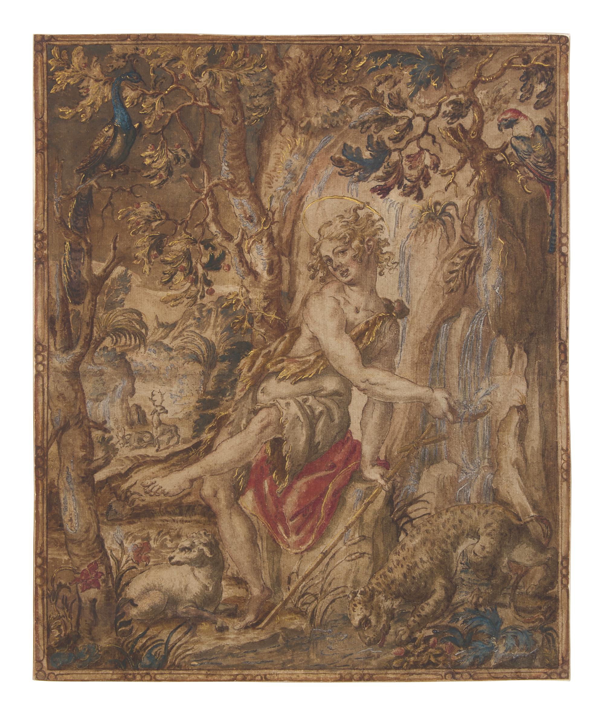 Design for a Tapestry: The Young Saint John the Baptist in the Wilderness