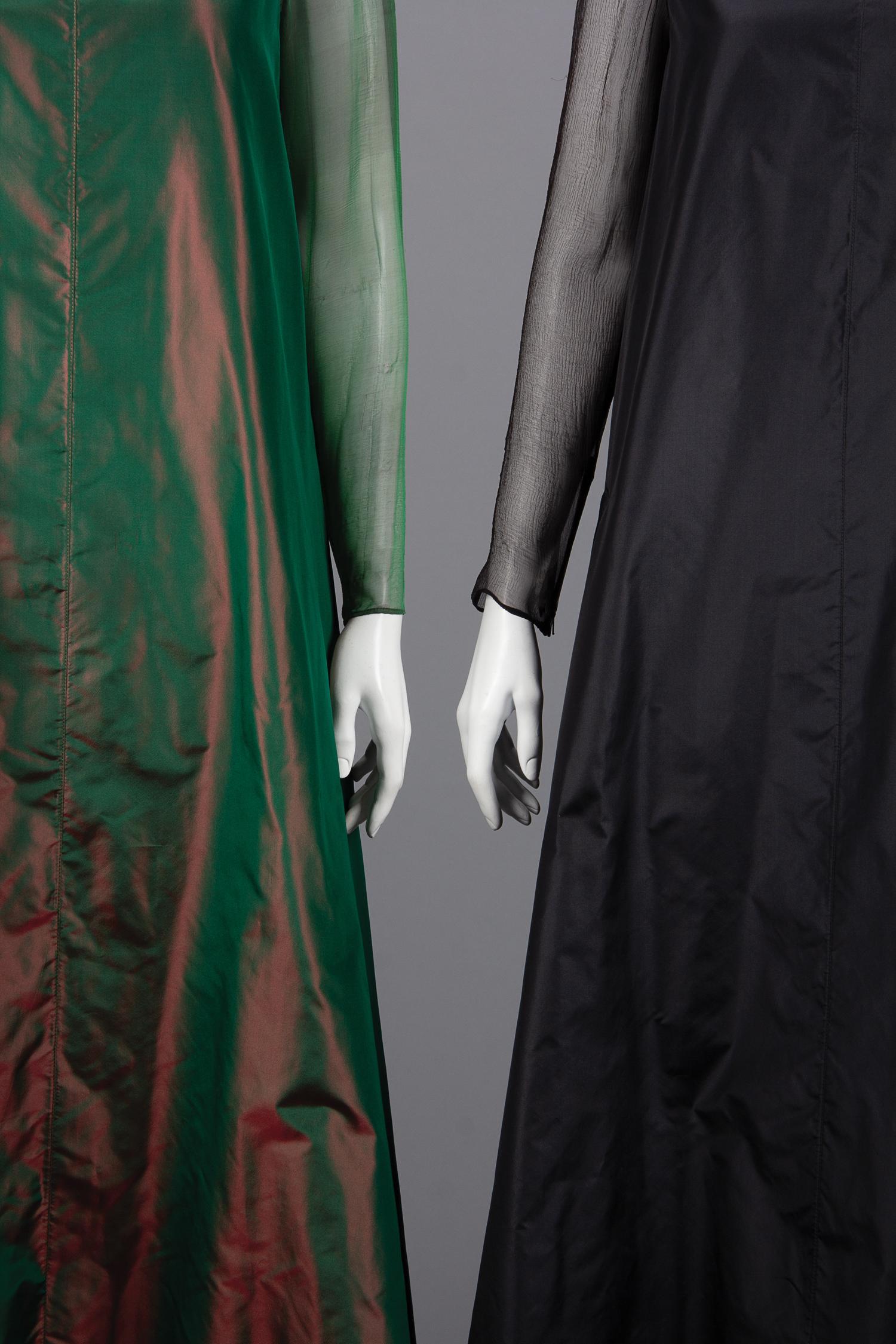 Two Geoffrey Beene Evening Dresses, Fall 1989