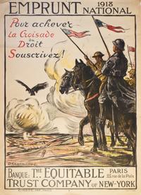 (WWI POSTERS) CHAVENNEZ, D. Three WWI propaganda posters.