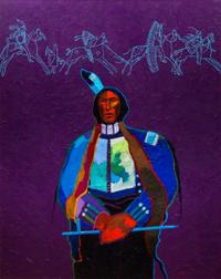 John Nieto 60 x 48 inches — (Apache, 1936-2018)